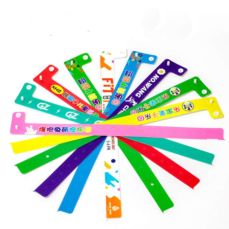 Premium Plastic Secure Snap Wristbands 4