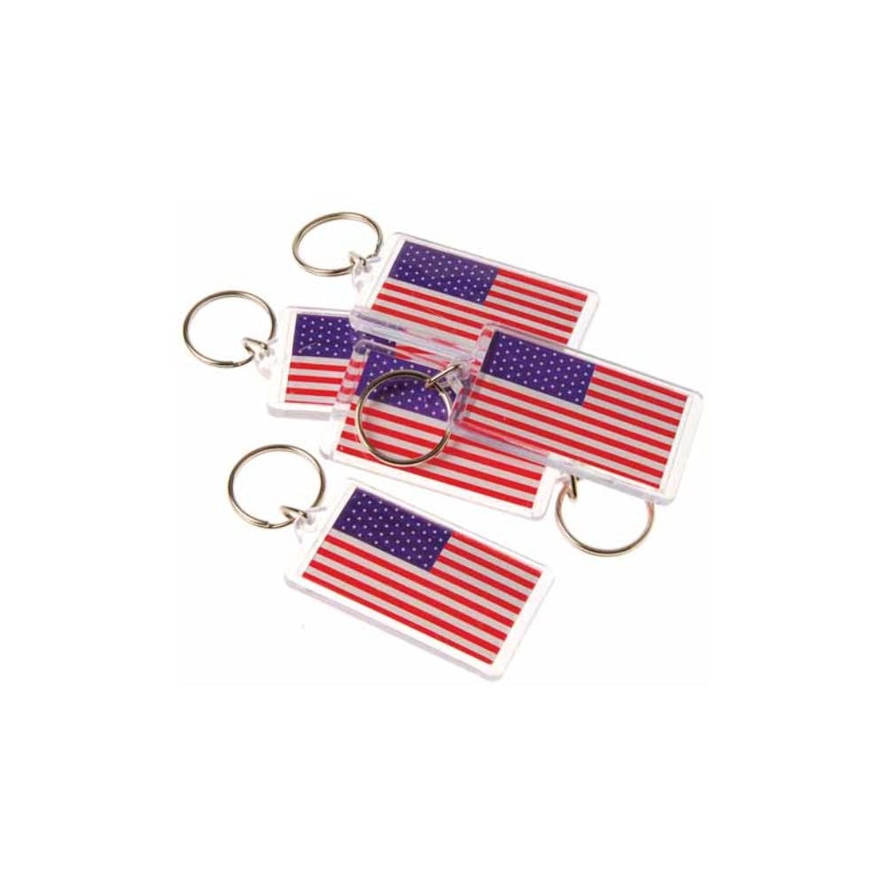 American Flag Keychains 1