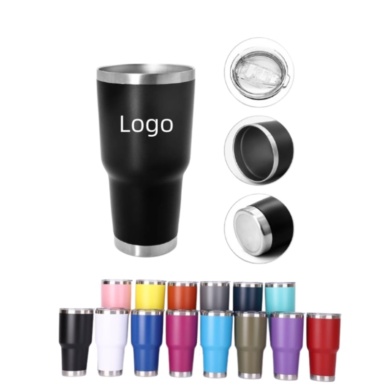 30 oz Stainless Steel Tumbler W/ Lid 5
