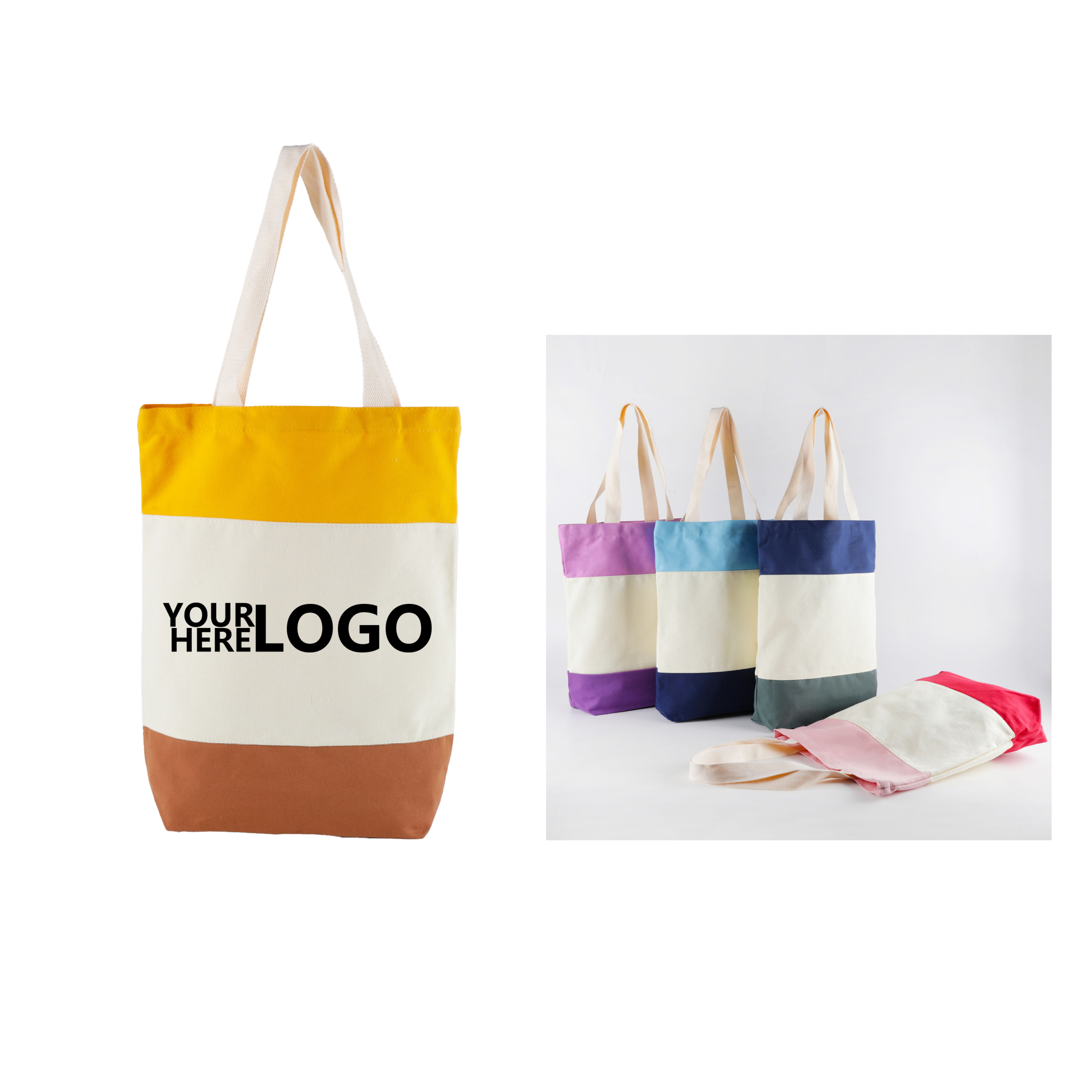12oz Canvas Patchwork Bag 1