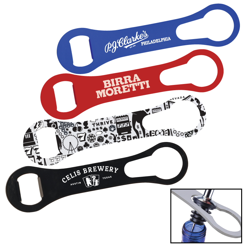 Dog Bone Powder Coated Bottle Opener w/Pour Spout Remover 2