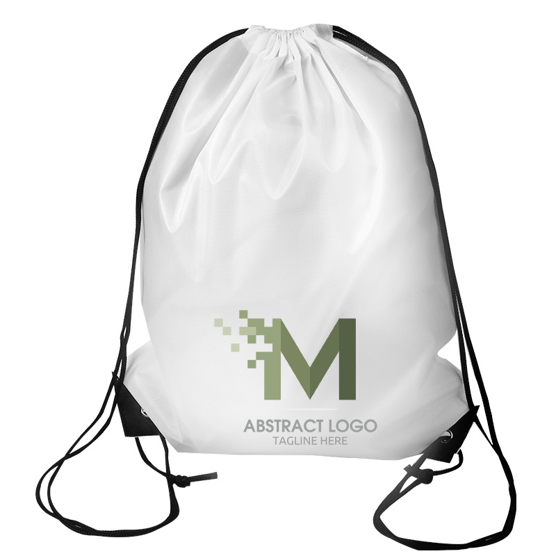 Nylon Drawstring Backpack Bundle Pocket 13