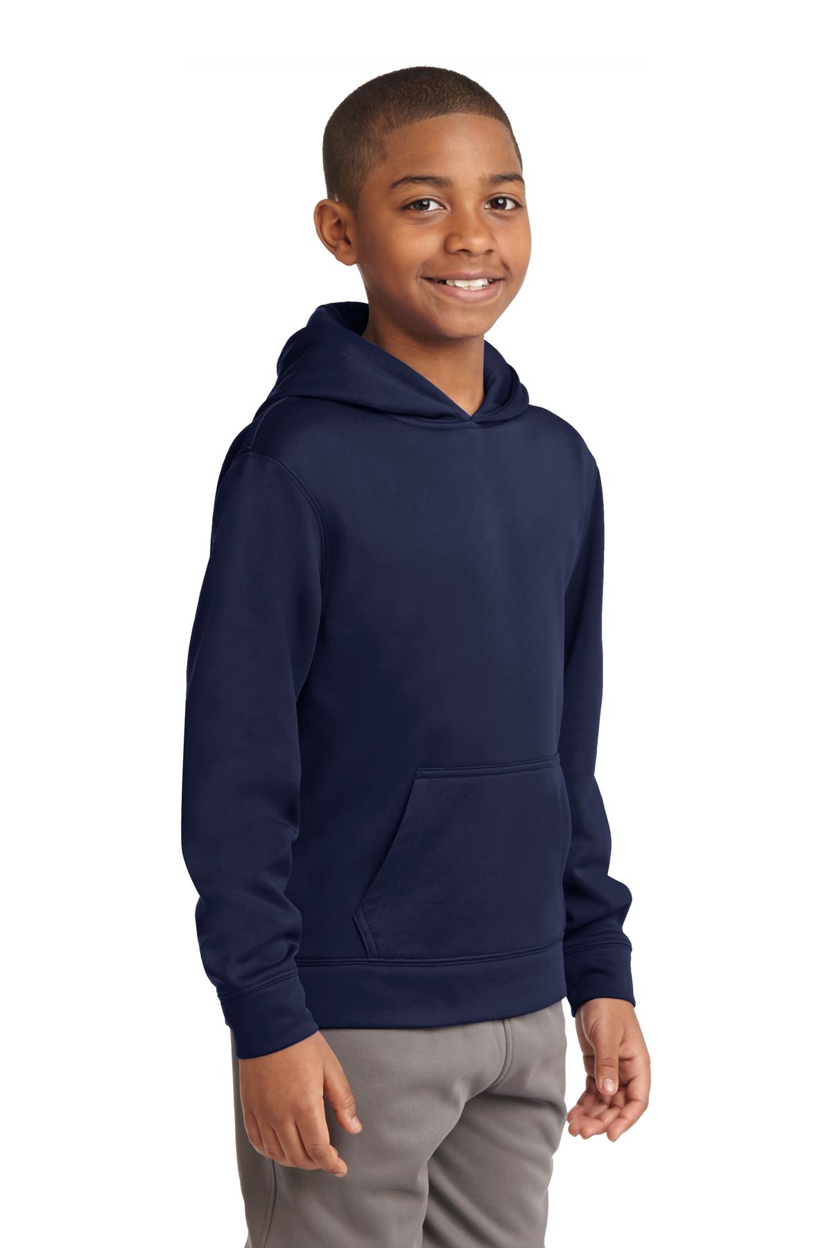 Sport-Tek® Youth Sport-Wick Fleece Hooded Pullover 21