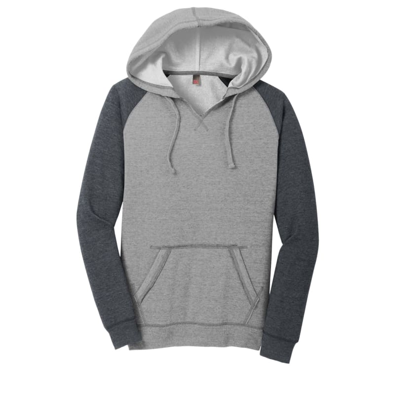 District Women's Lightweight Fleece Raglan Hoodie. 7