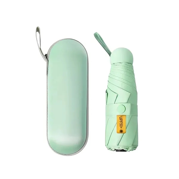 Compact UV-Protective Folding Umbrella with Case 11
