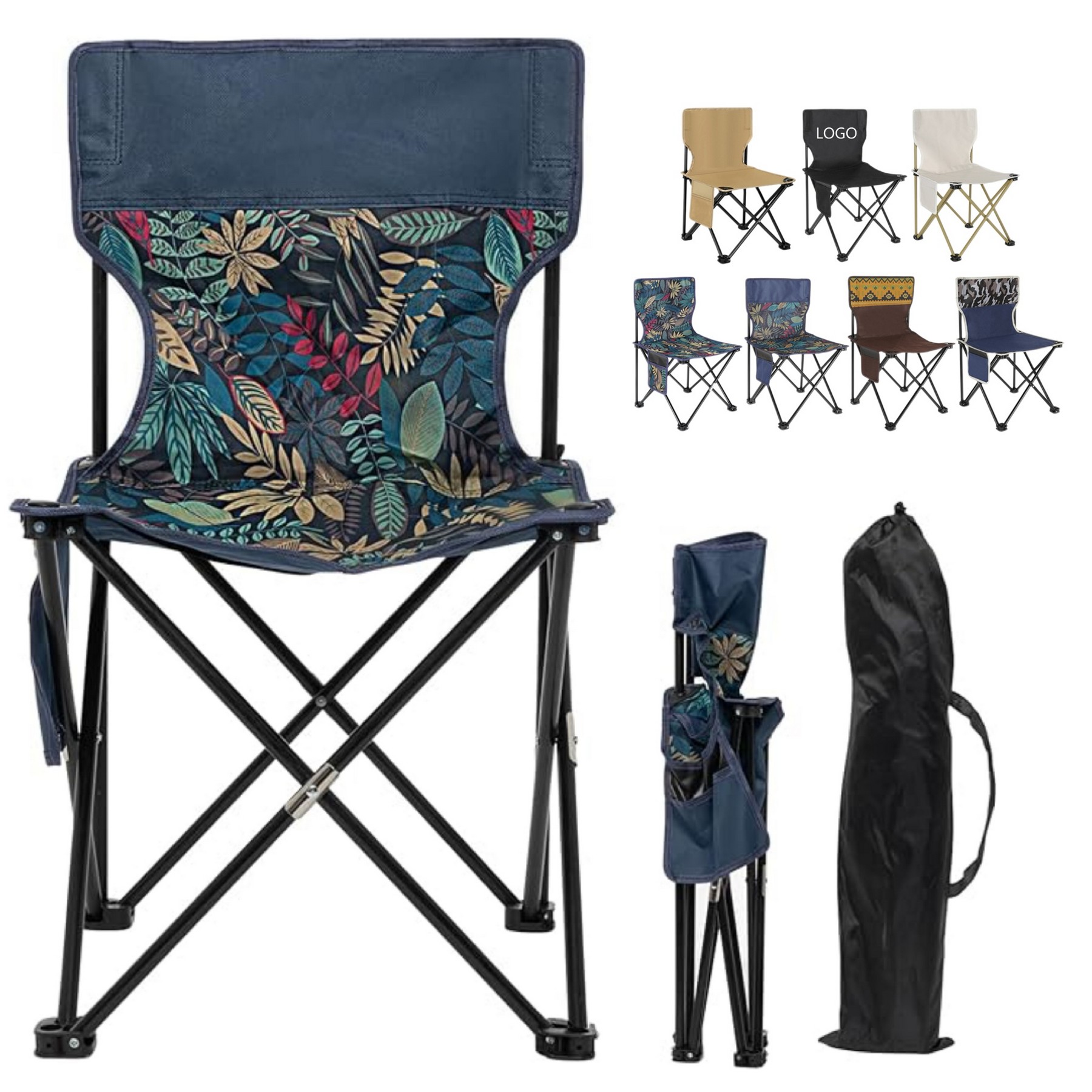 Aluminum Alloy Frame Folding Backpacking Chair