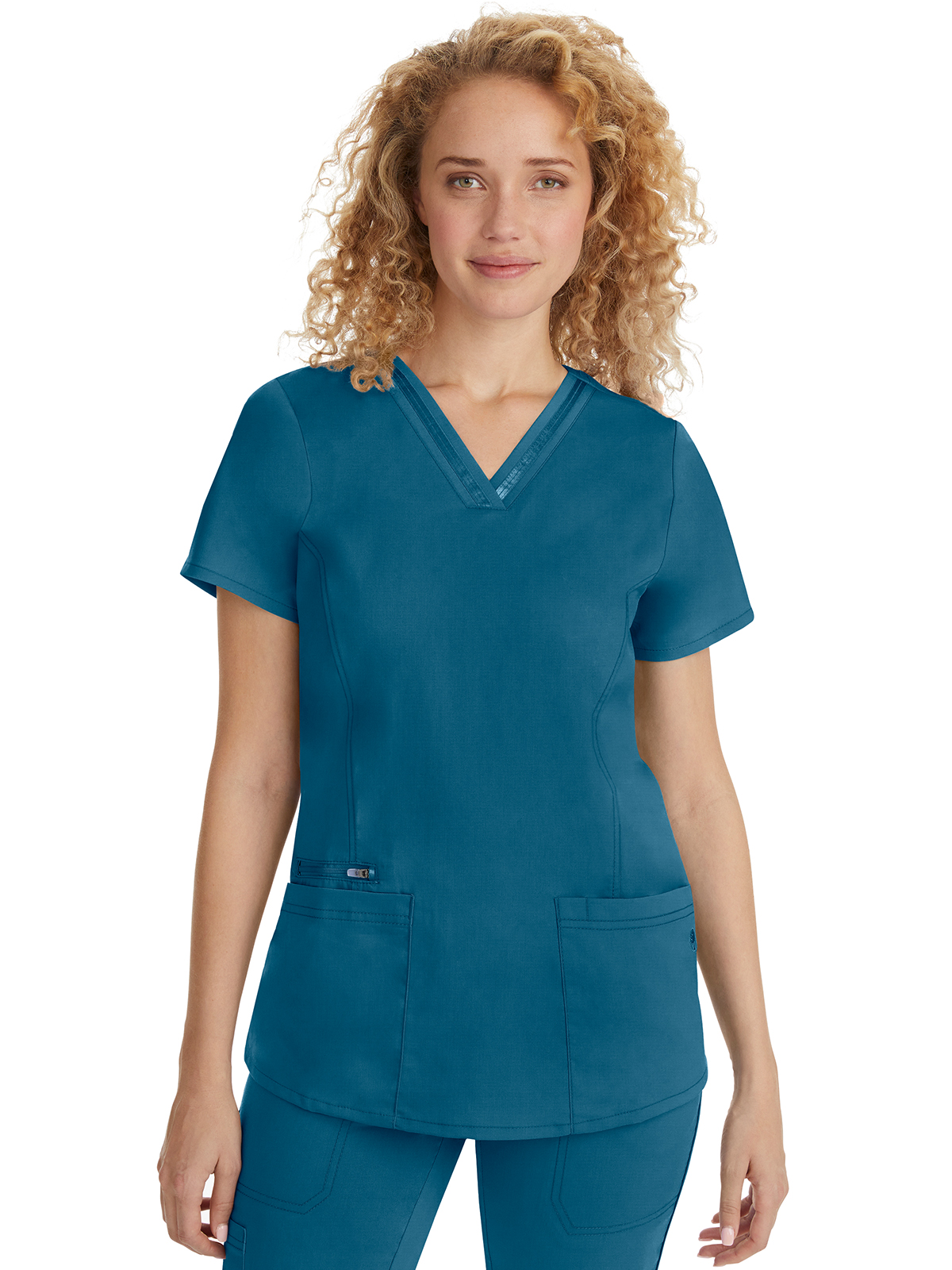 Healing Hands - HH Purple Label - Women's 3-Pocket Jasmin Ribbon Trim Top 20