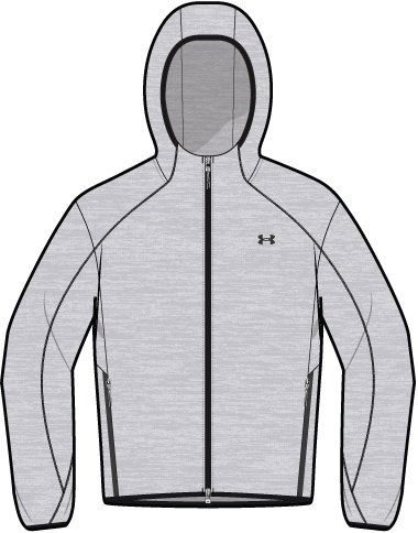 UA Unstoppable Fleece Men's Full Zip 7