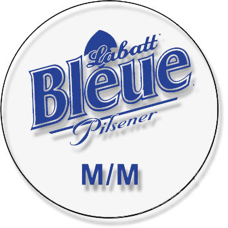 Clear Gloss Polypropylene Roll Label Stock Circle (1" dia.)