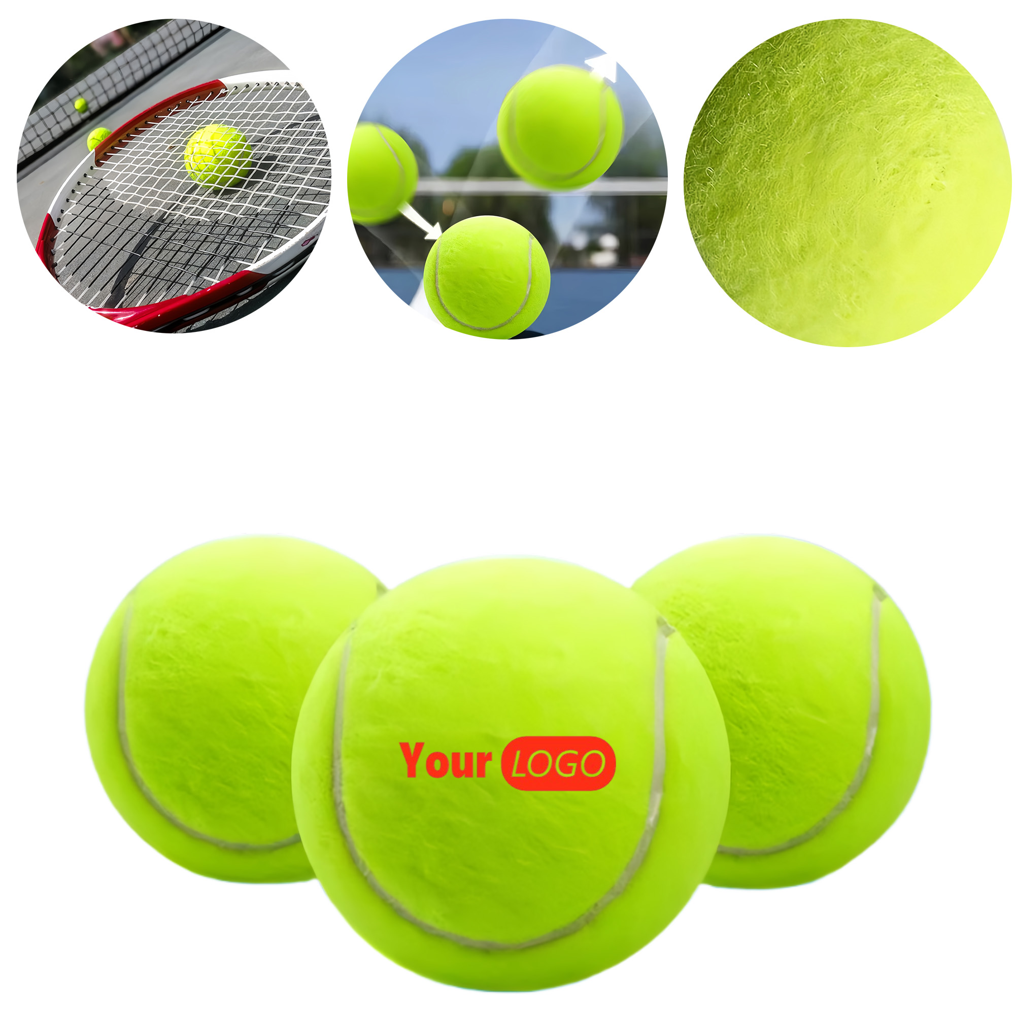 Professional Tennis Made Of High-elasticity Rubber 3