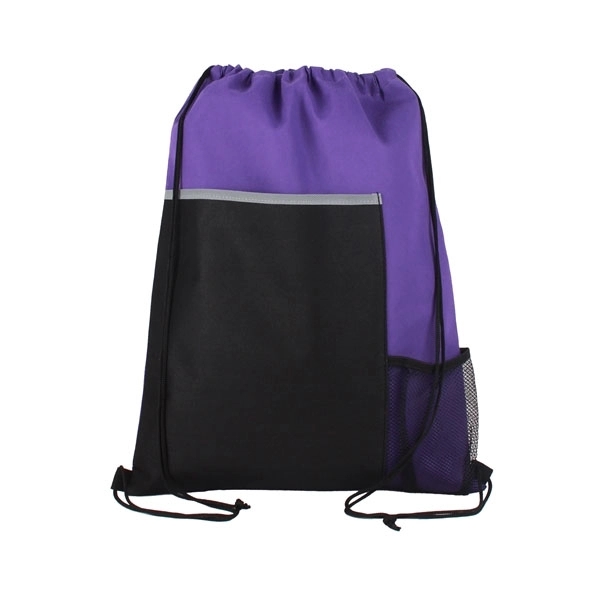 Non-Woven Pocket Drawstring Sports Pack 3