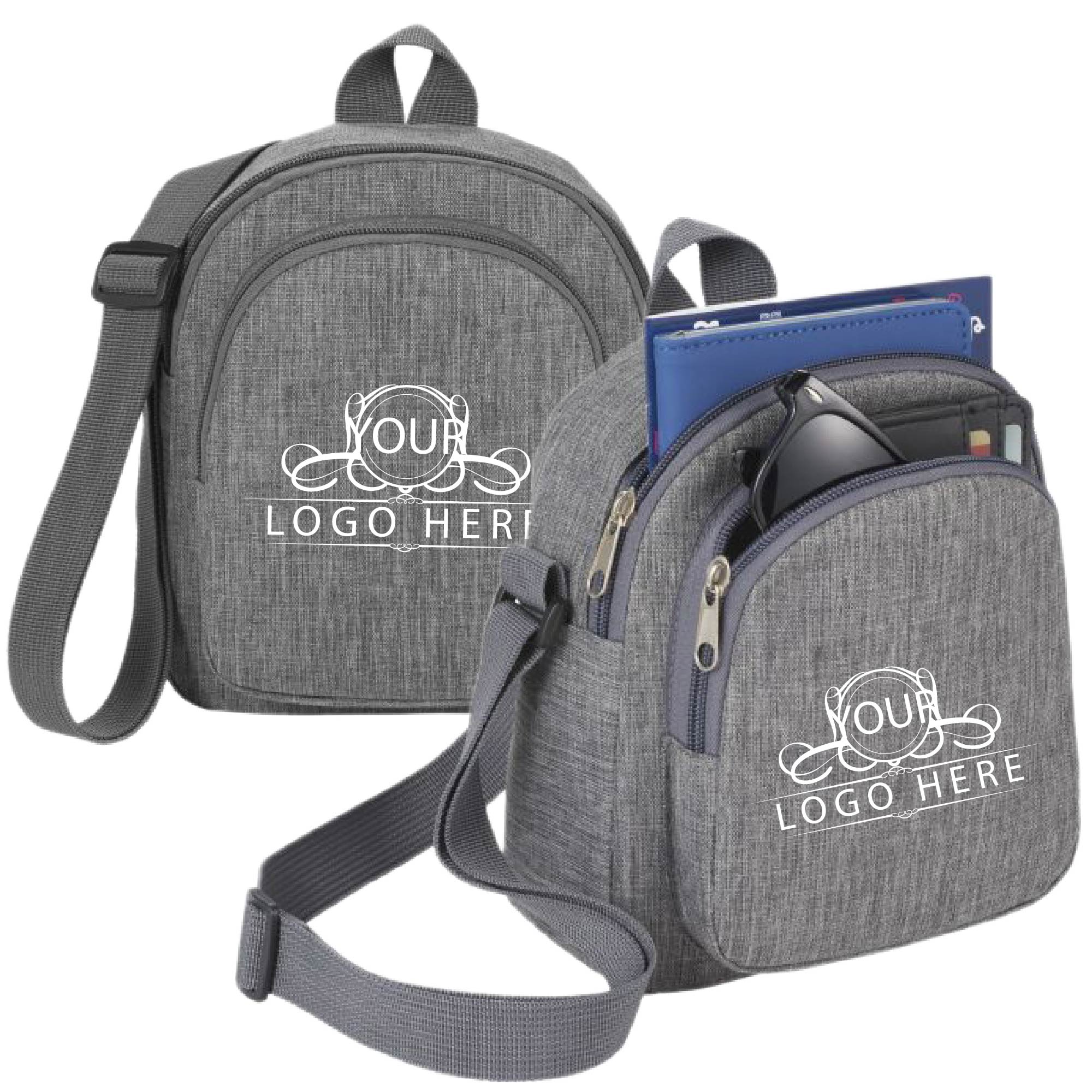 Dual Pocket Sling Bag 2