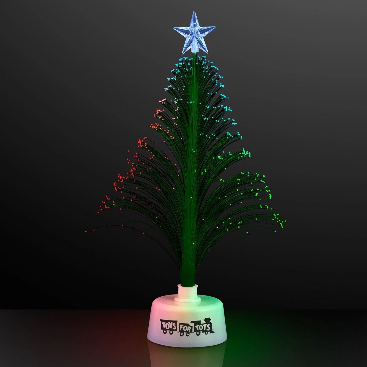 11.5" Light Up Green Christmas Tree 2