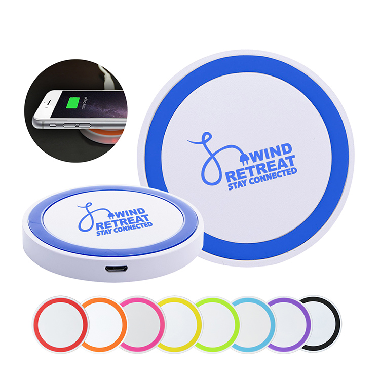 10W White Wireless Phone Charging Pad 7