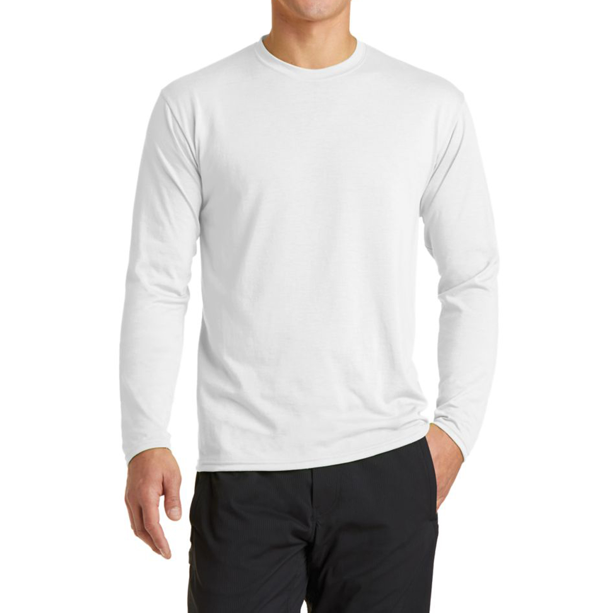 Port & Company® Long Sleeve Performance Blend Tee 20