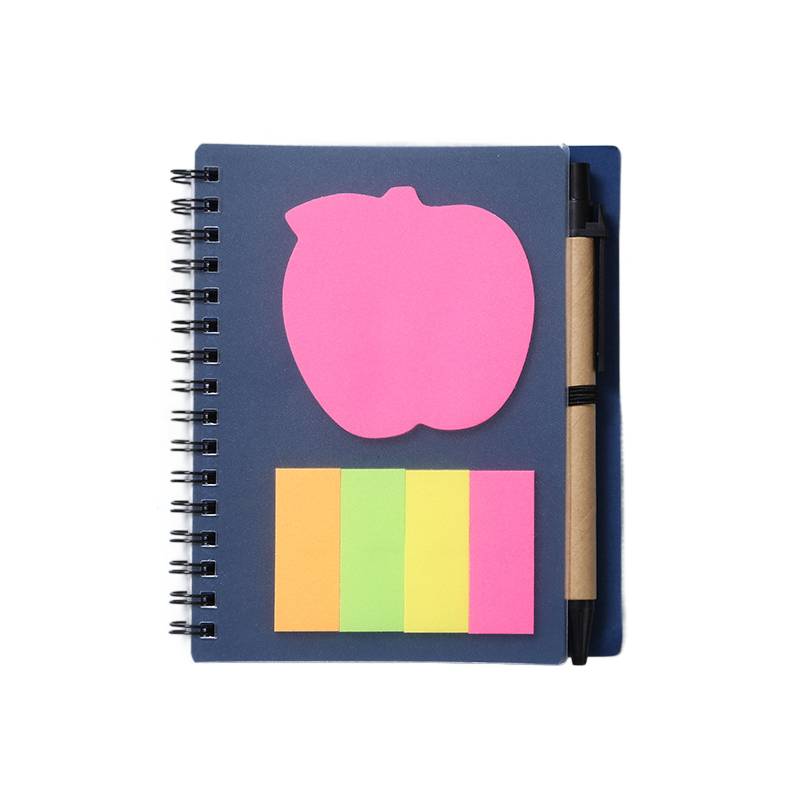A6 Spiral Notebook W/ Pens & Sticky Notes 2