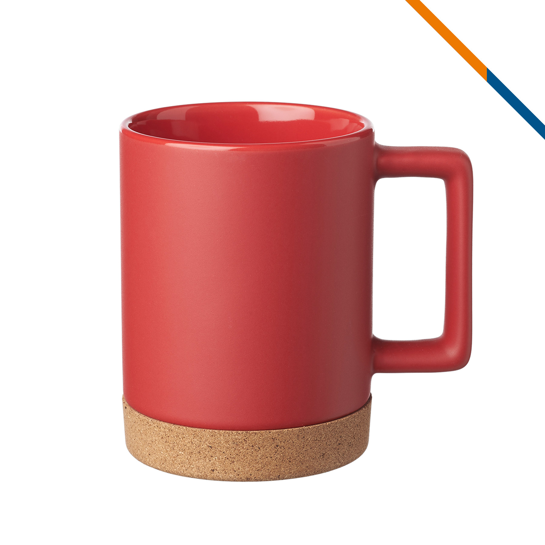 Dumas Cork Base Ceramic Mug - 15 OZ. 5