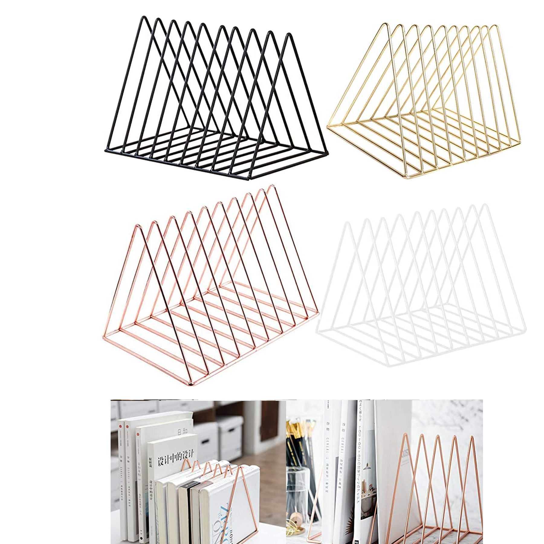 Triangle File Folder Rack