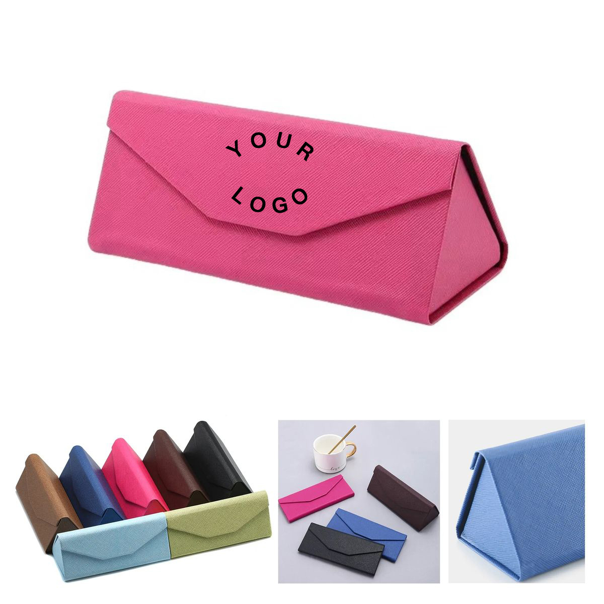 Protective Leather Eyewear Case with Metal Frame 3