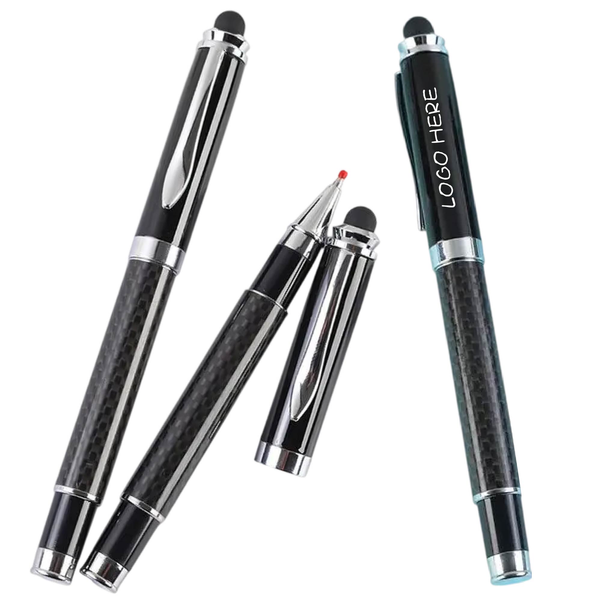 Ballpoint Metal Ink Pens w/Stylus 1