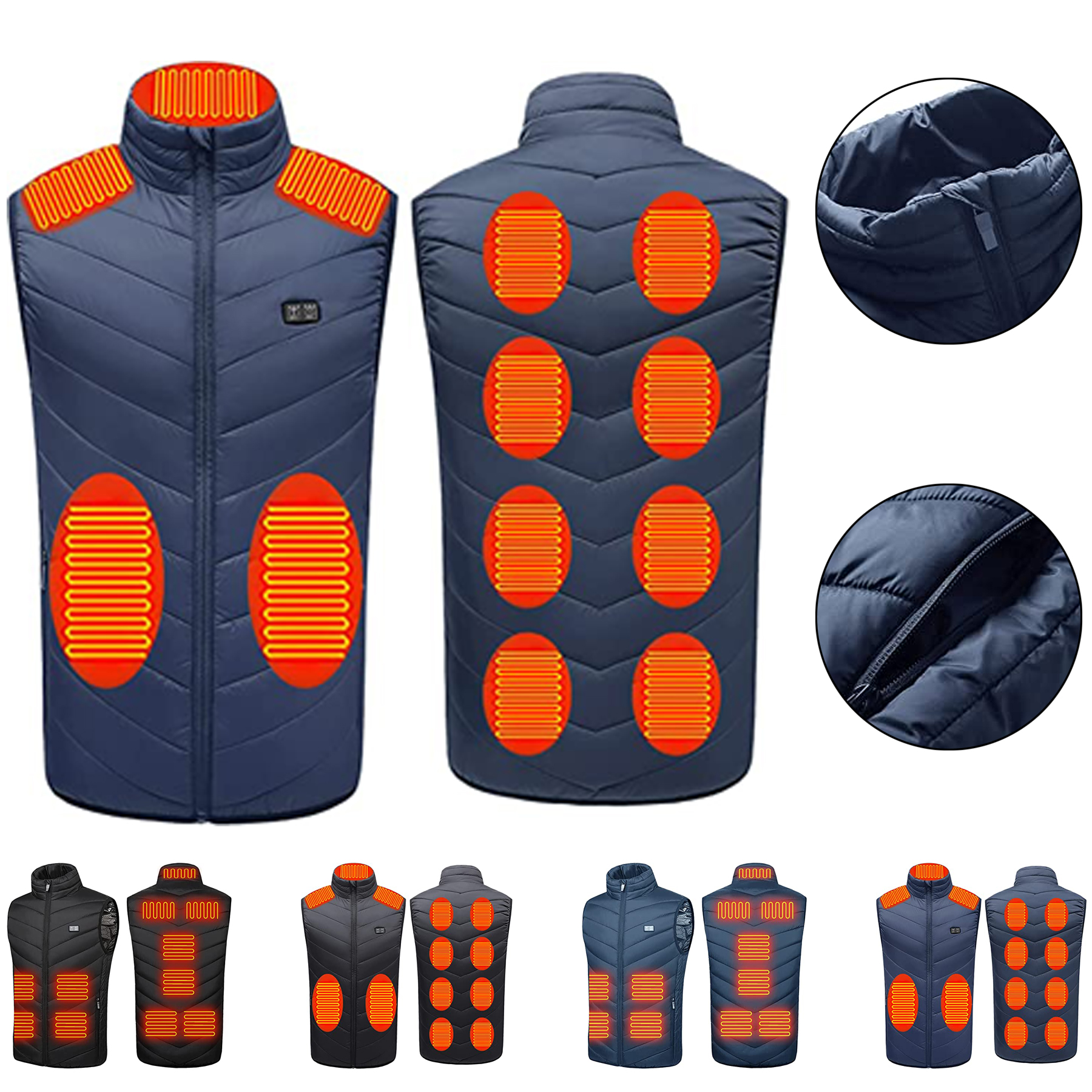 Outdoor Heated Electric Vest Jacket 2