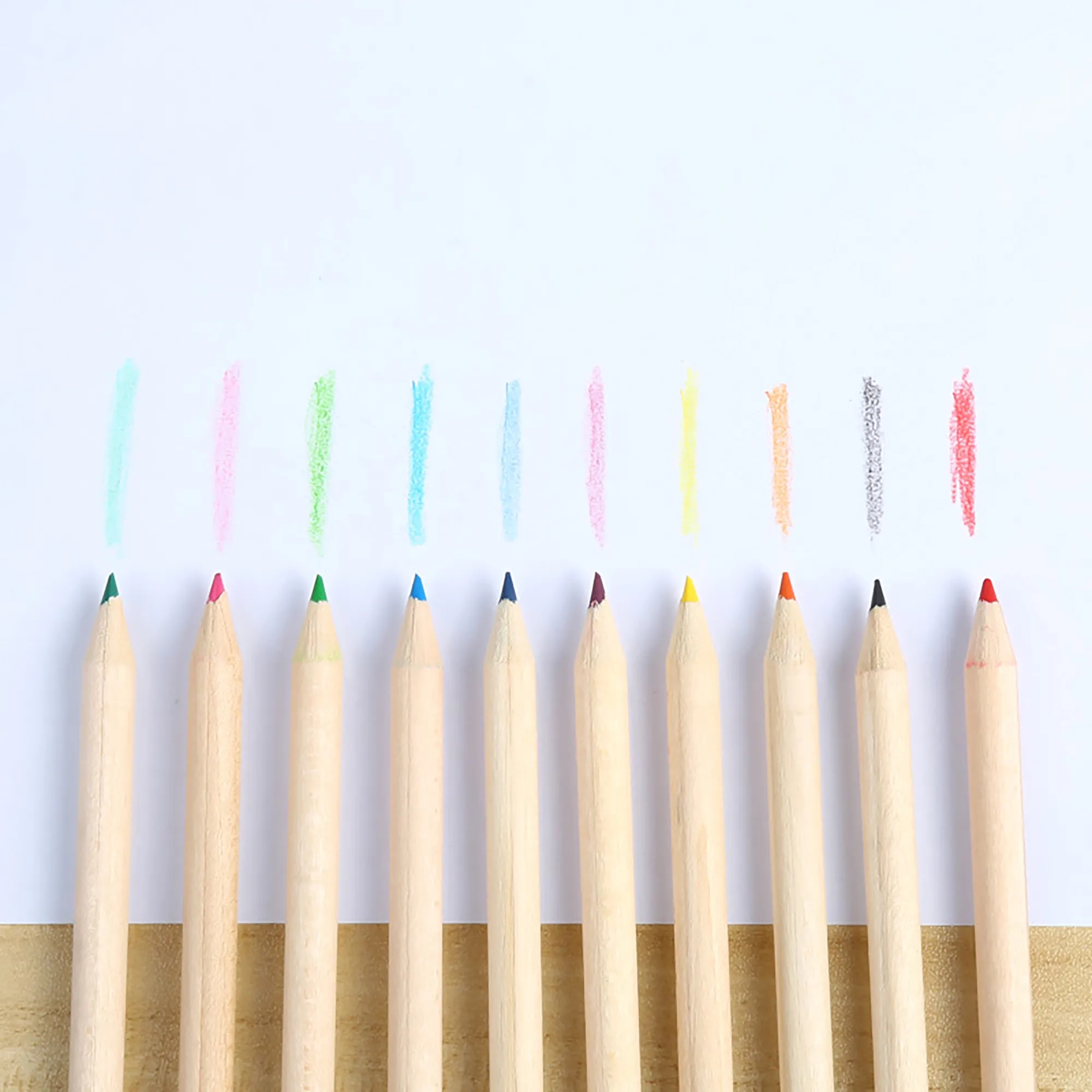 12-Piece Colored Pencil Kraft Paper Box Set MOQ50pcs 3