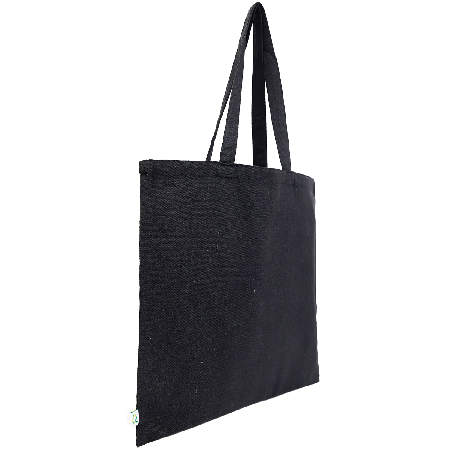 12 oz Recycled Sturdy Heather Cotton Canvas Tote Bag 15"W x 16"H 5