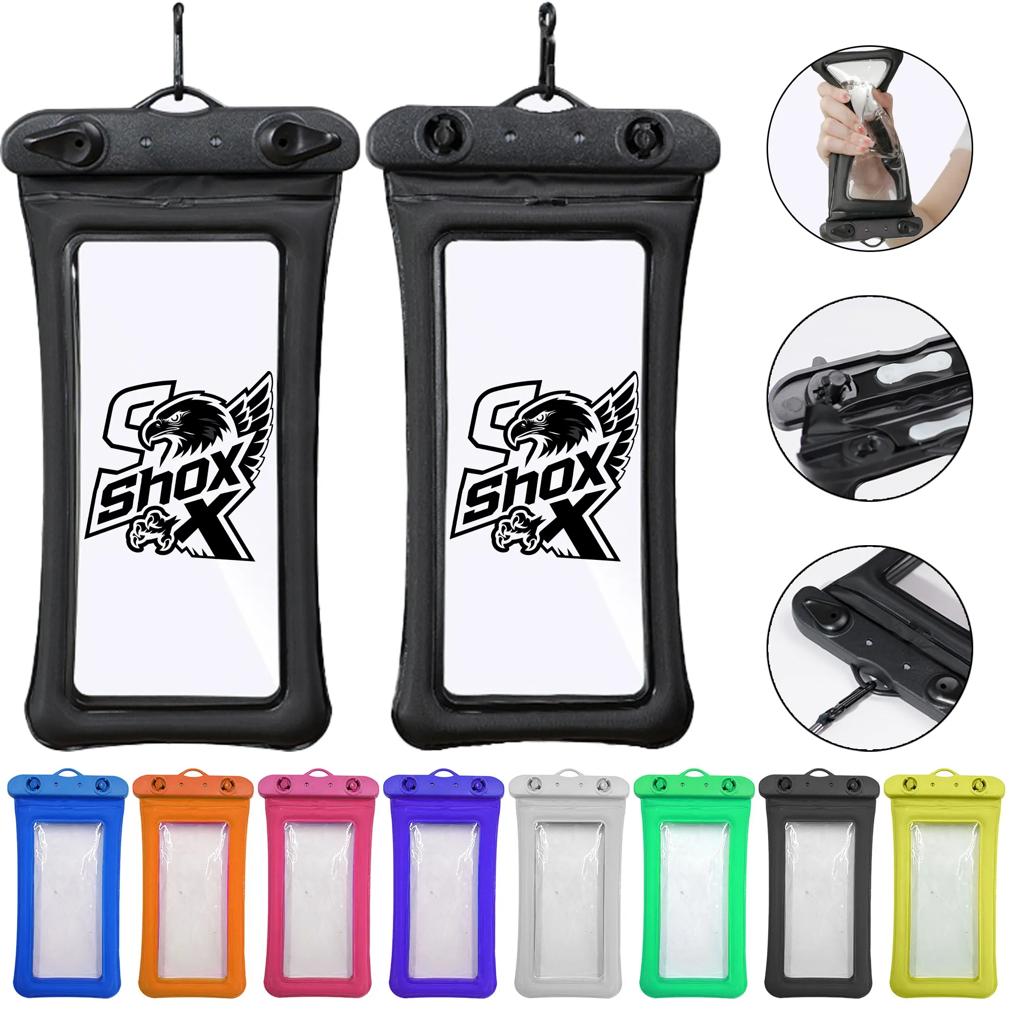 MOQ 20 Waterproof Mobile Phone Hanging Bag 4