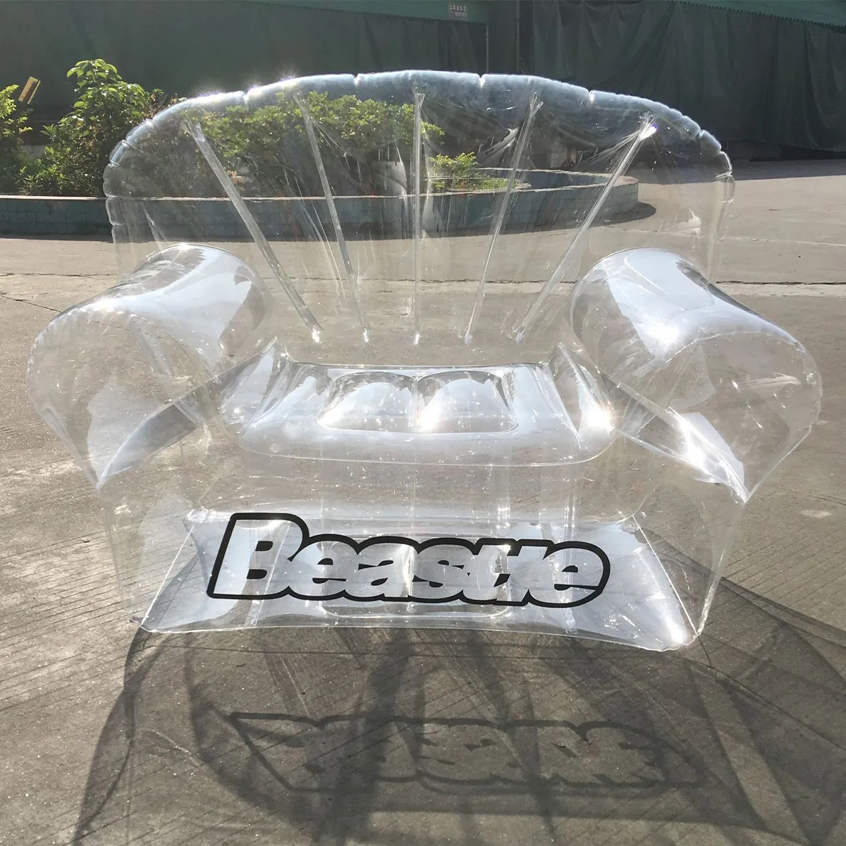 Transparent Clear Inflatable Chair Sofa Seat 4