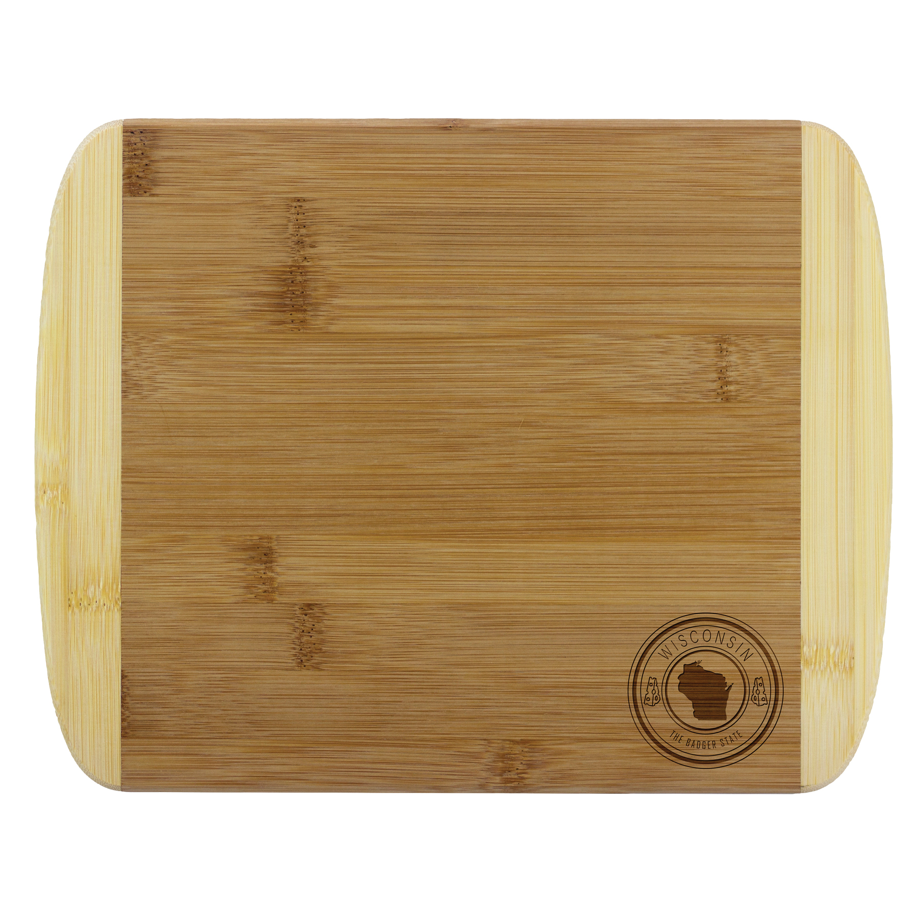 Wisconsin State Stamp 2-Tone 11" Cutting Board