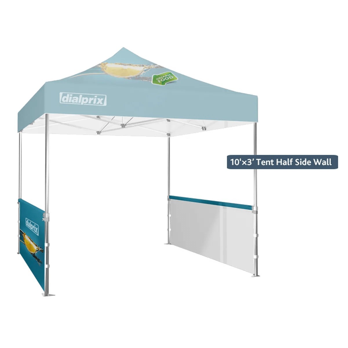 10' X 3' Tent Half Side Walls 1
