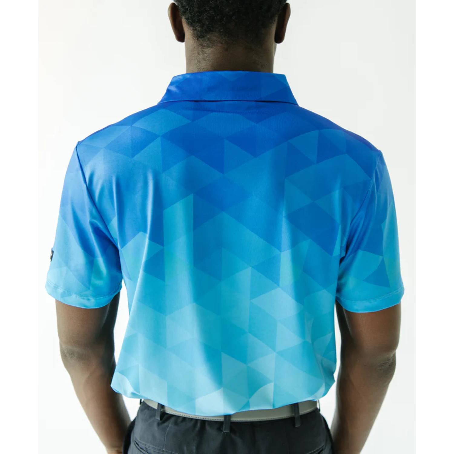 YATTA Golf® - Abstract men's Moisture Wicking Golf Polo Shirts 1