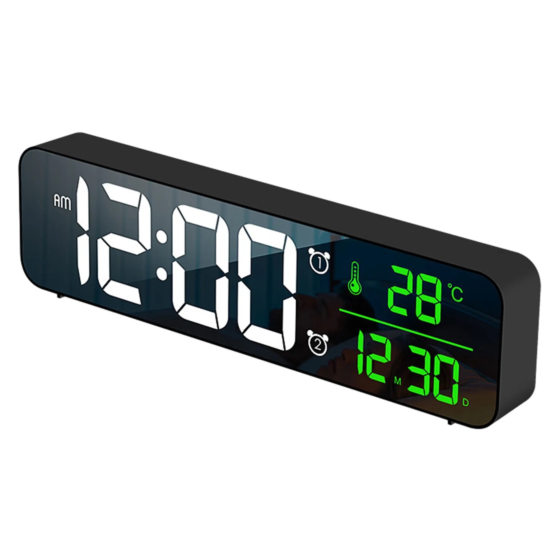 Usb Led Multifunction Alarm Clock 3