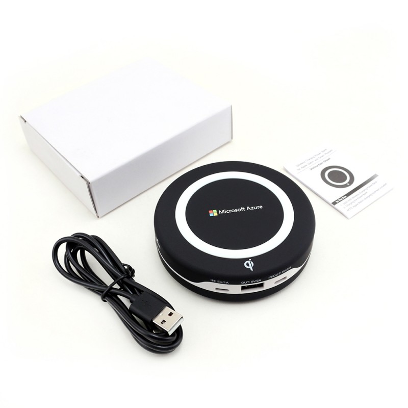 Dual wireless 5200 mAh power bank - compatible with Apple Watch®, iPhone, and Android Phones 8