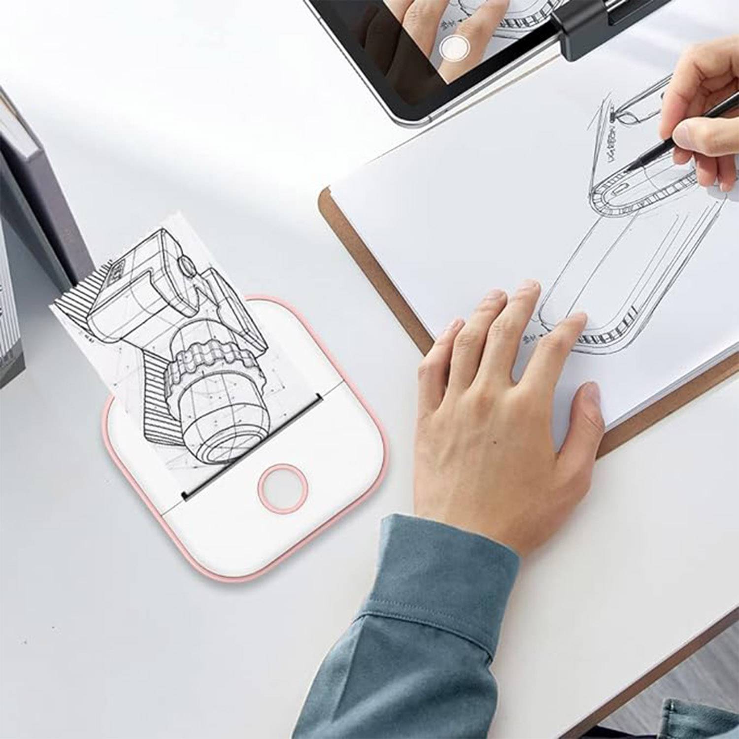 Mini Pocket Portable Instantly Sticker Printer 8