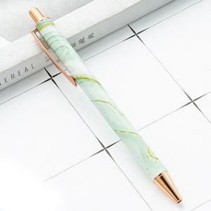 Click Action Marble Texture Metal Pen 10