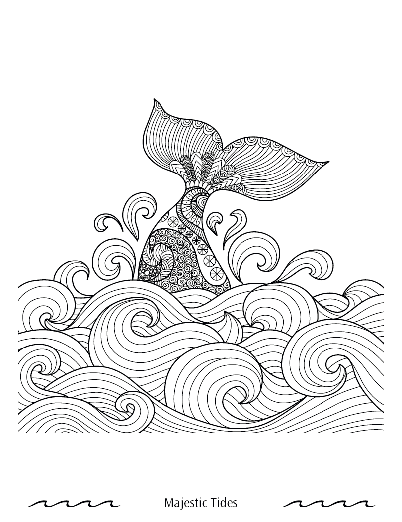 Good Value™ Oceans of Serenity Adult Coloring Book 14