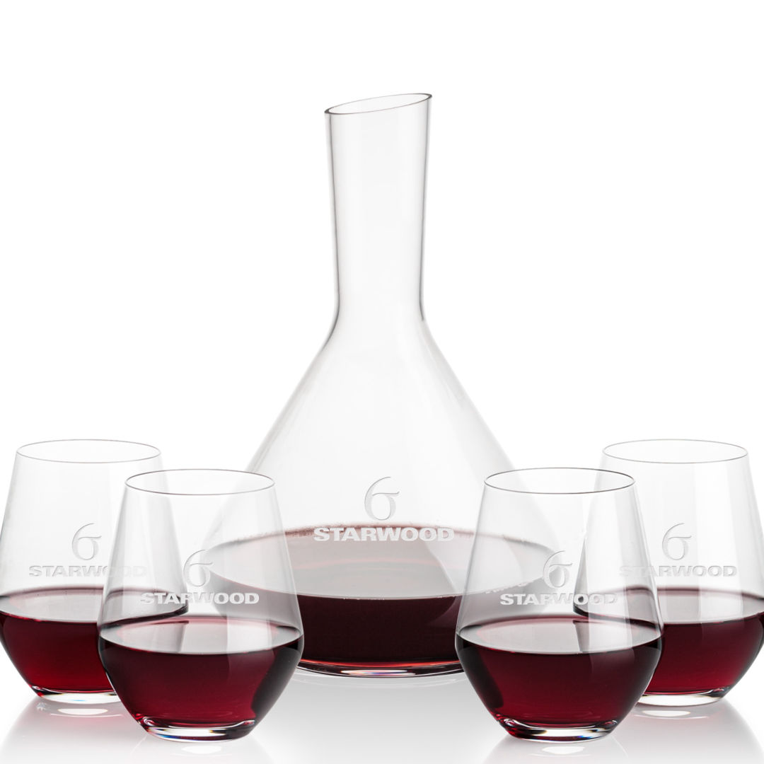 Terrassa Carafe & Reina Stemless Wine 6