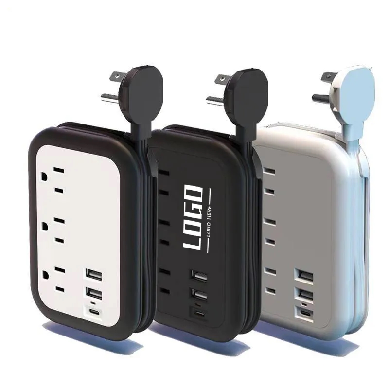 Travel Power Strip with USB Ports 2