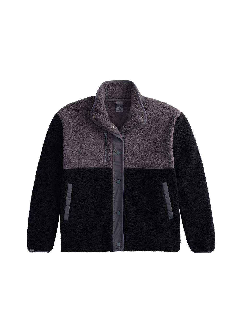 Storm Creek Women's Warm Up Colorblock Sherpa Fleece Jacket 13