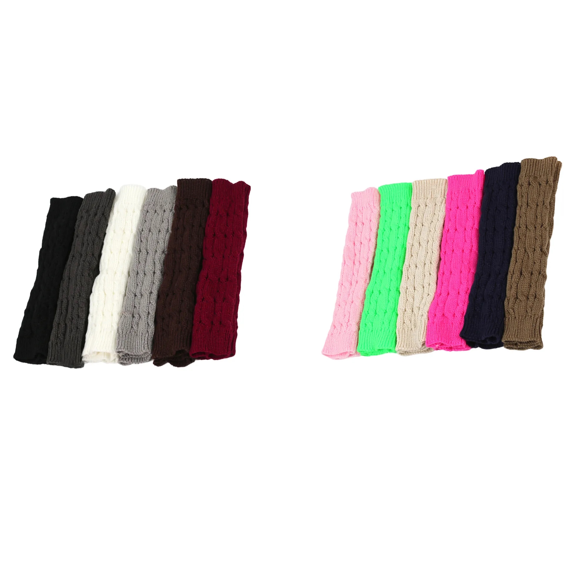 Winter Knitted Fingerless Gloves 3