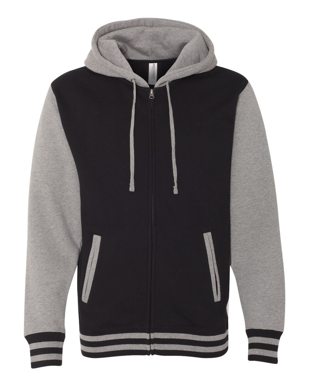 Unisex Heavyweight Varsity Full-Zip Hooded Sweatshirt - IND45UVZ 5