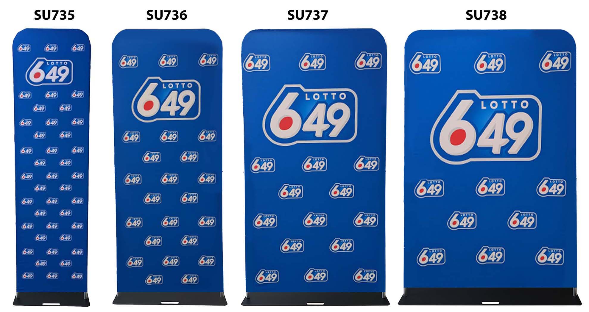 72Hr Fast Ship - Event package, 2'W Fabric banner and Premium 6' tablecloth open back 19