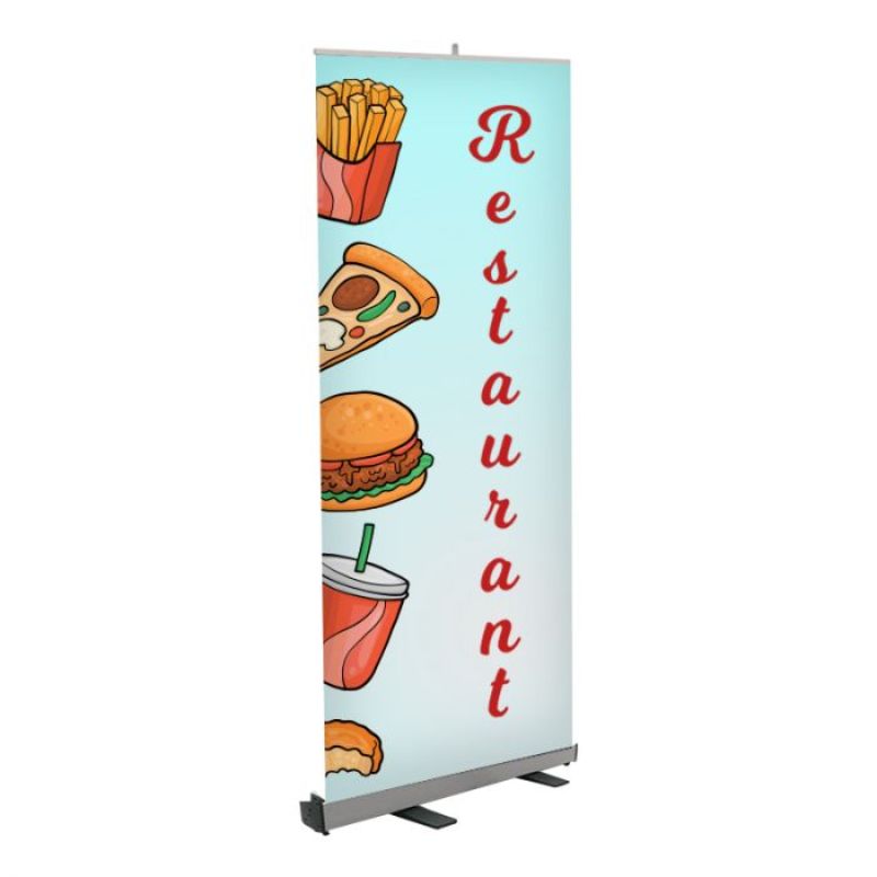 Restaurant Pre Printed restaurant sign Roll Fx Banner 33" x 80" - Design 2 2