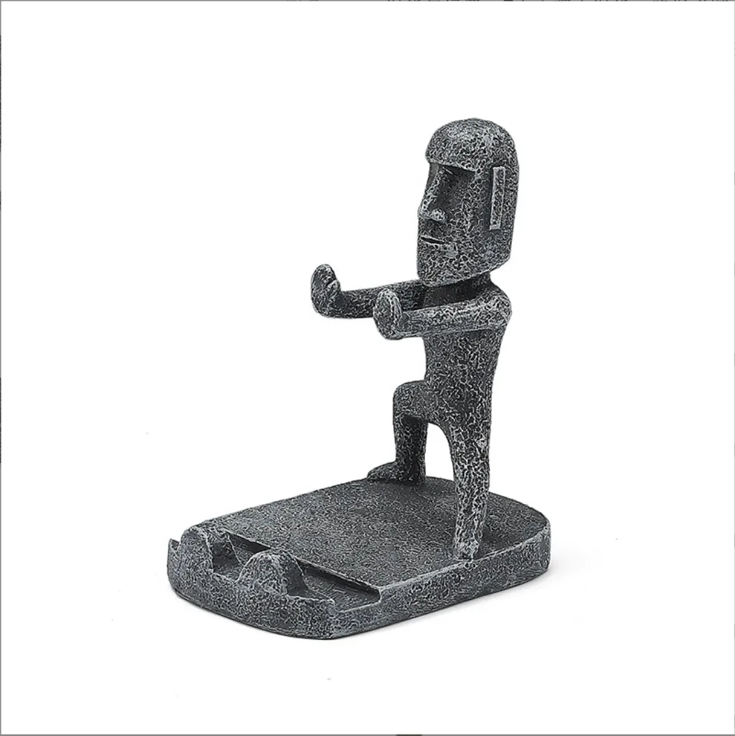 Kung Fu moai Easter Island phone stand 5
