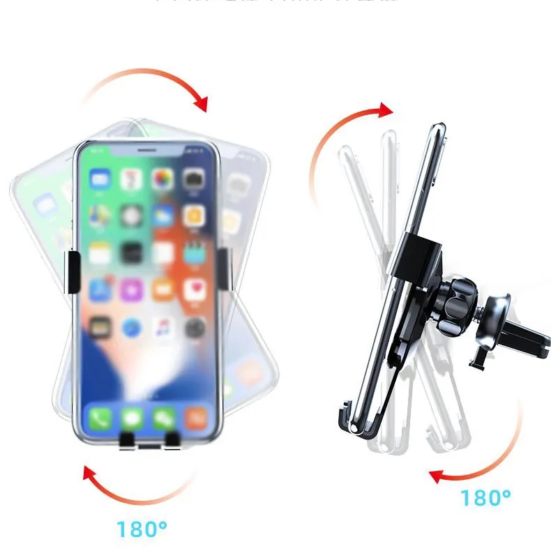Alloy Universal Smartphone Holder for Car Air Vent 6