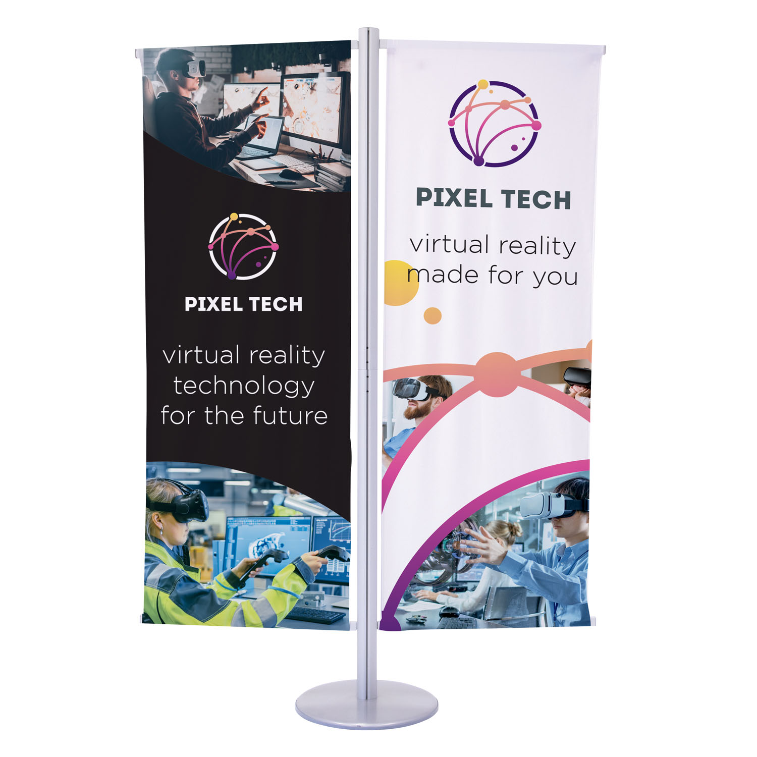 Flex Banner Display Double-Banner Kit 15