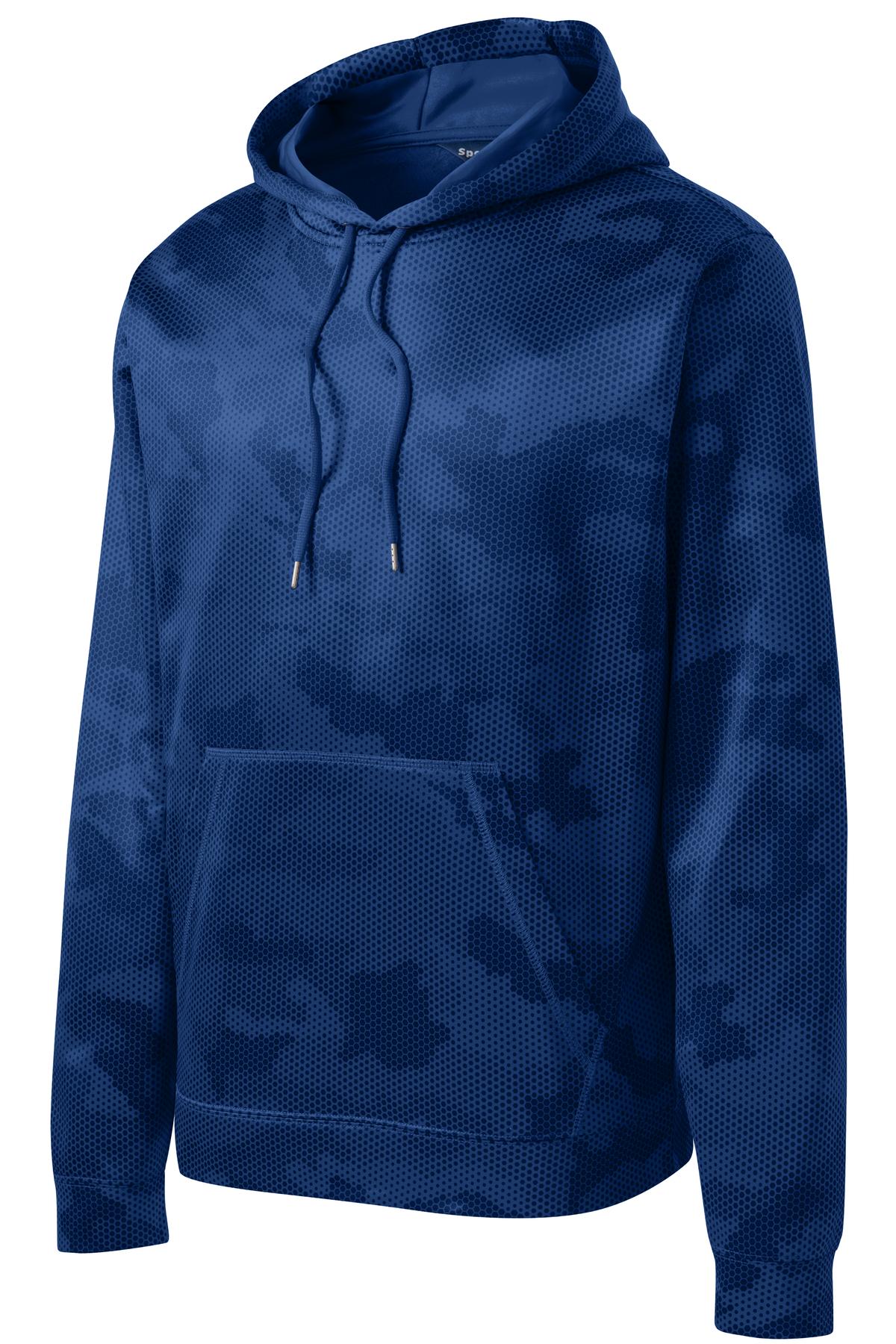 Sport-Tek Sport-Wick CamoHex Fleece Hooded Pullover. ST240 15
