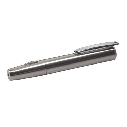 235LP - Brushed Chrome Laser Pointer 2