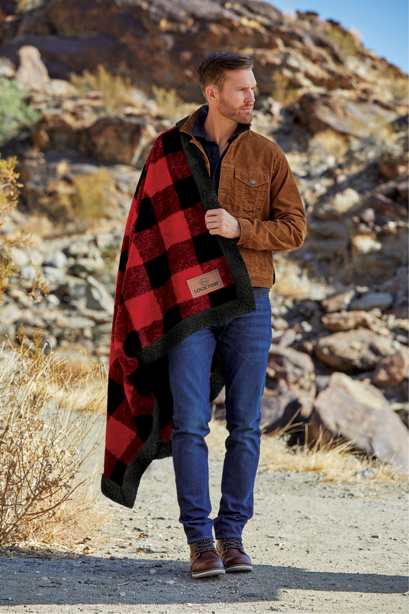 Woodland Plaid Throw Blanket